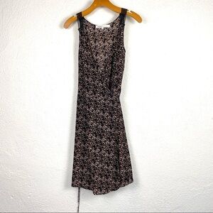 BARBARA BUI Petite Floral Wrap Silk Dress size 38